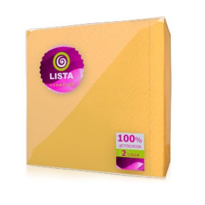 Калуга — Салфетки «Lista DELUXE» интенсив желтые оптом.